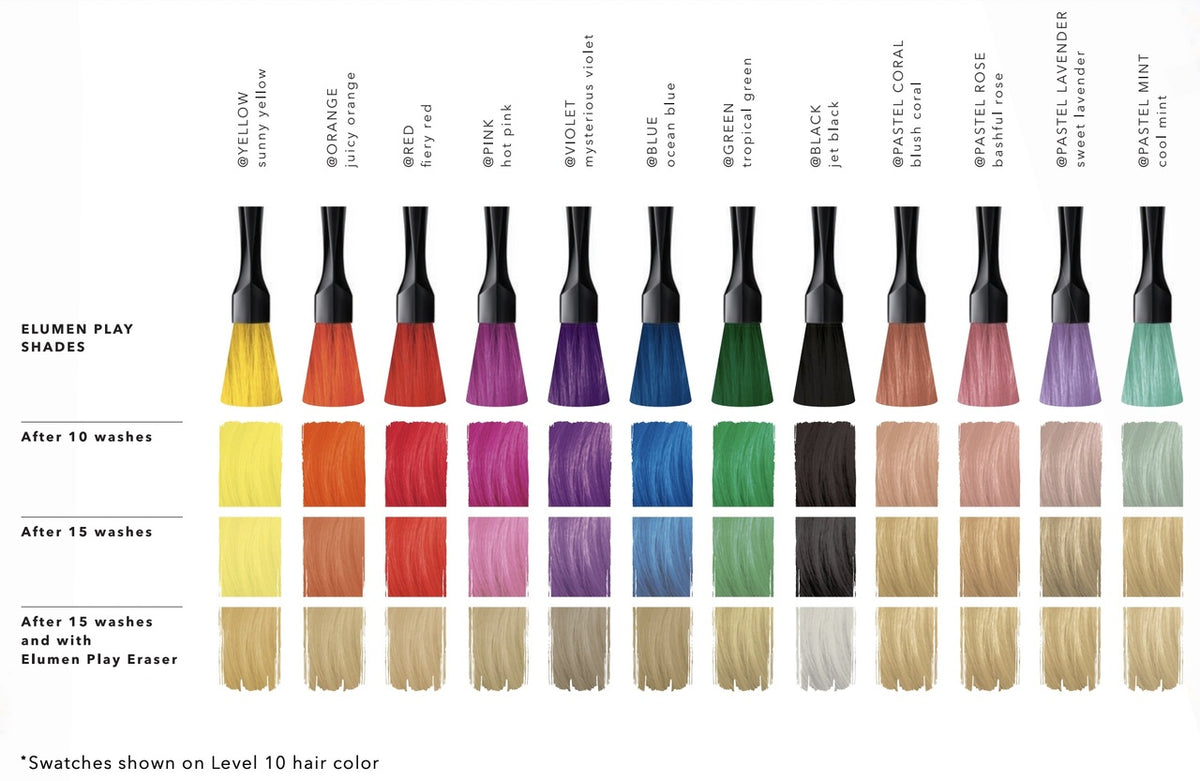 Elumen Play Hair Colours Direct